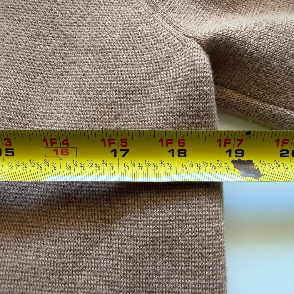 J. Crew Sophie Open Front Sweater Blazer Camel Women's Sz S Wool Blend Classic - Picture 4 of 8